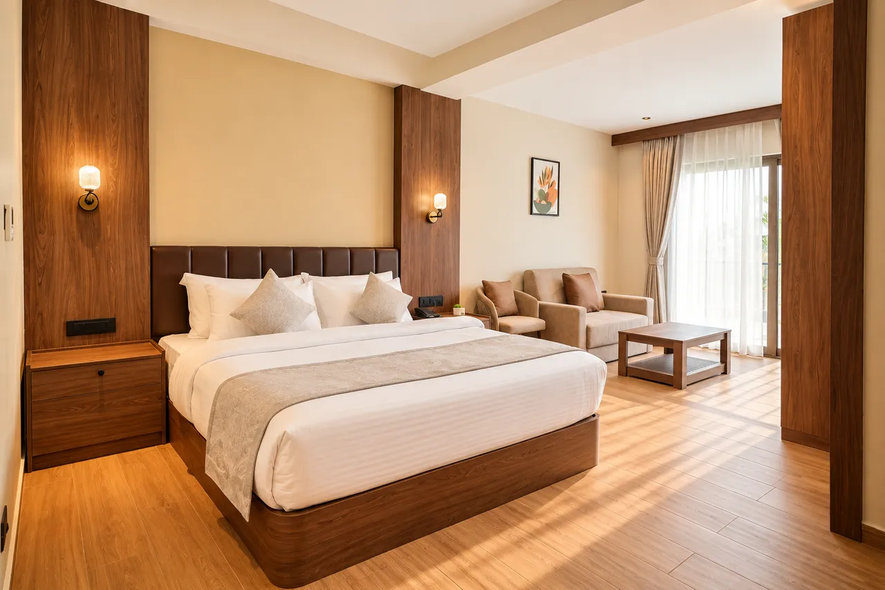 Suite Room interior photo 4 at Hotel Pumerai Honnavar